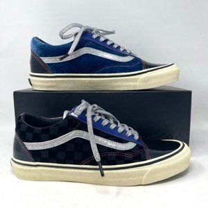 Vans Og Old Skool Lx Black Skateboarding Women Velvet Patent Leather VN0A38FW03E